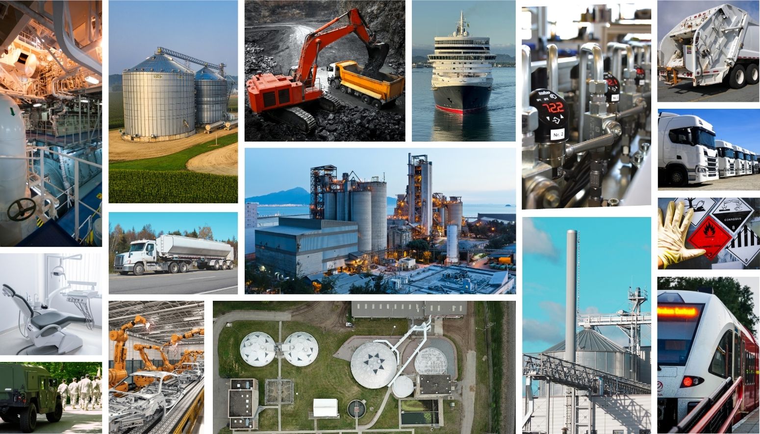 Technical solutions for a wide range of industrial applications Industrial applications across process industries, energy production, water treatment, transportation and manufacturing